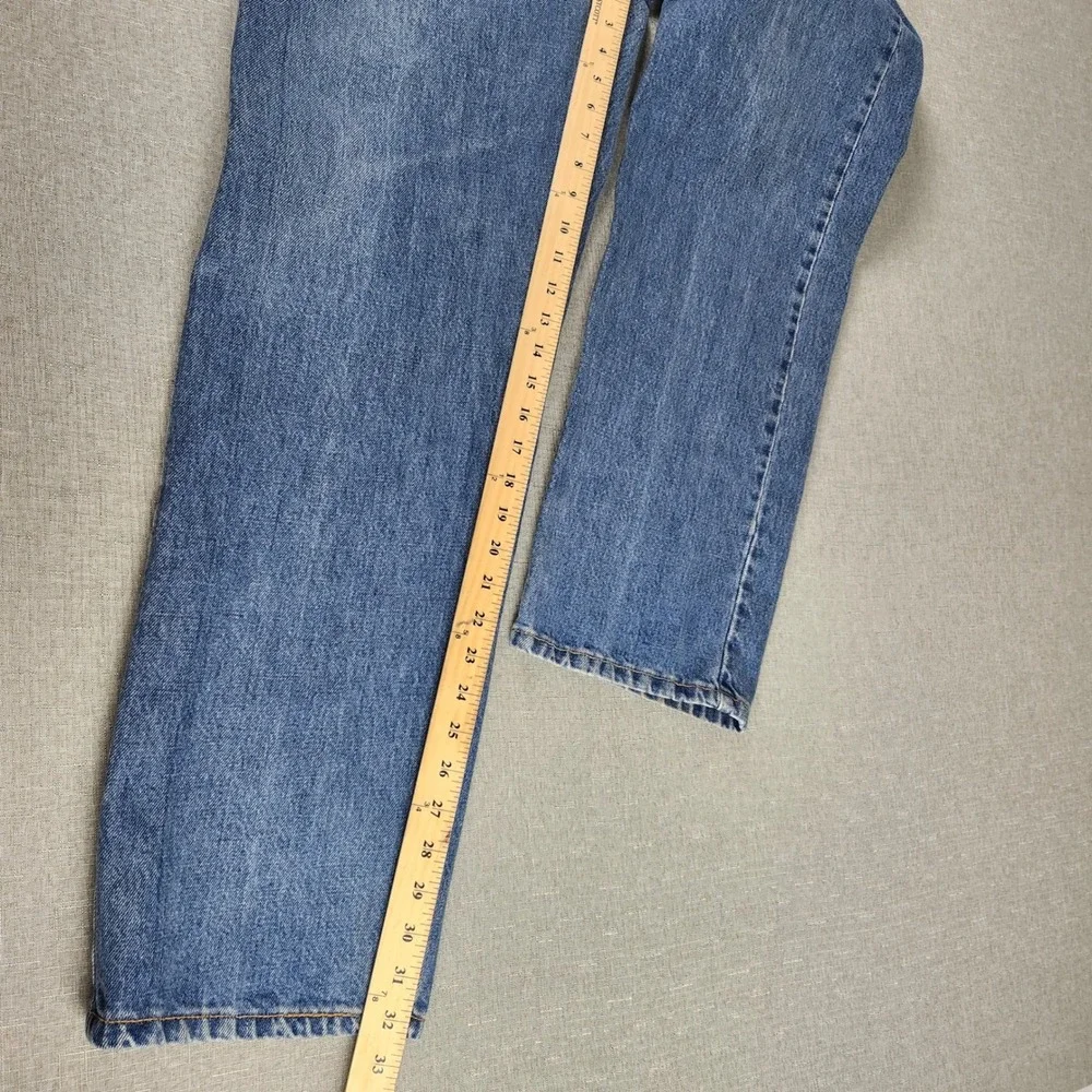 Vintage Levis 505 Regular Fit 40x32 Straight Leg Jeans Blue Made in USA EUC - Picture 5 of 11